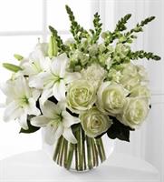 Beyaz çiçeklerde oluşan aranjman - 1.020,00 TL